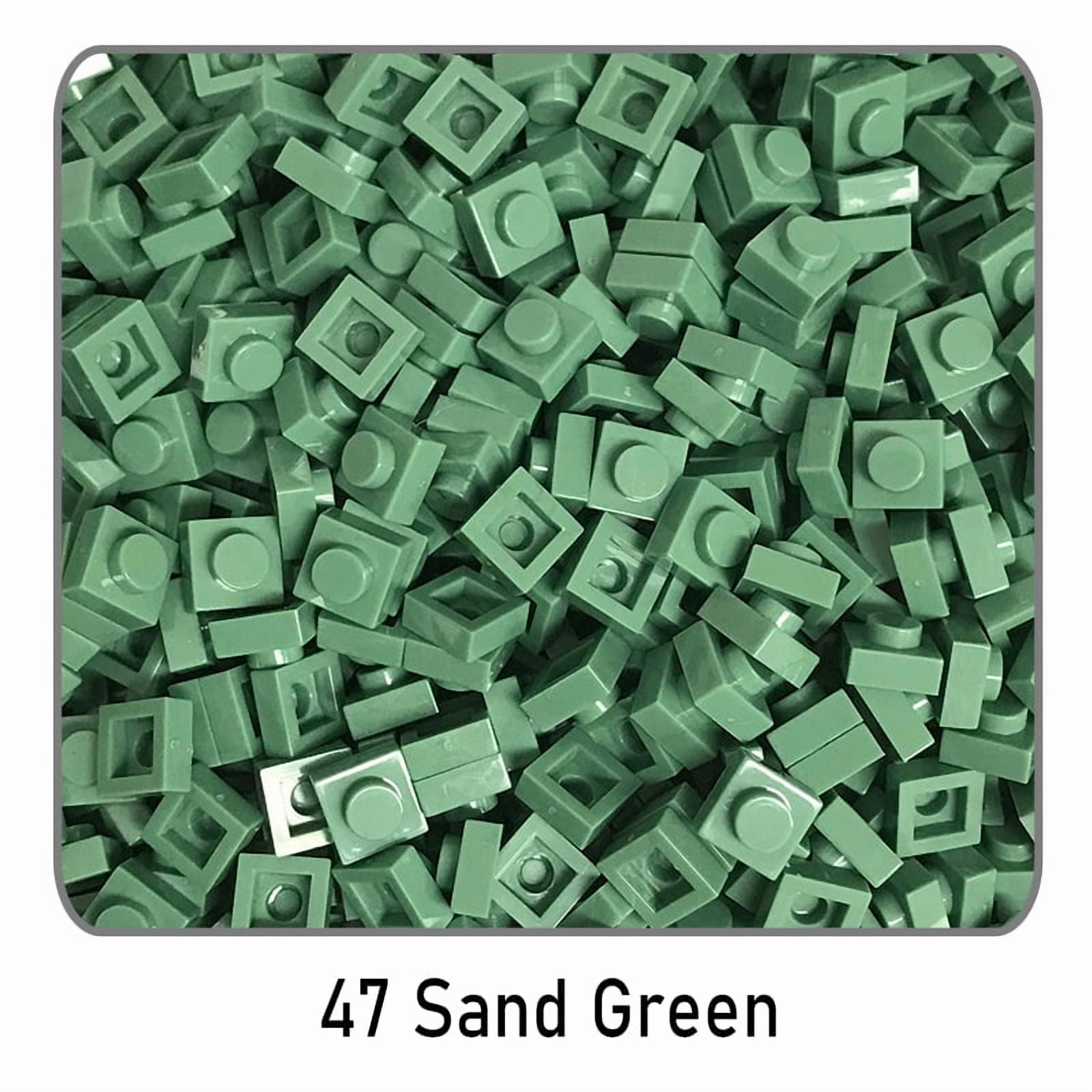 500pcs/100pcs DIY Pixel Art Building Blocks 1x1 Square Bricks Bulk ...