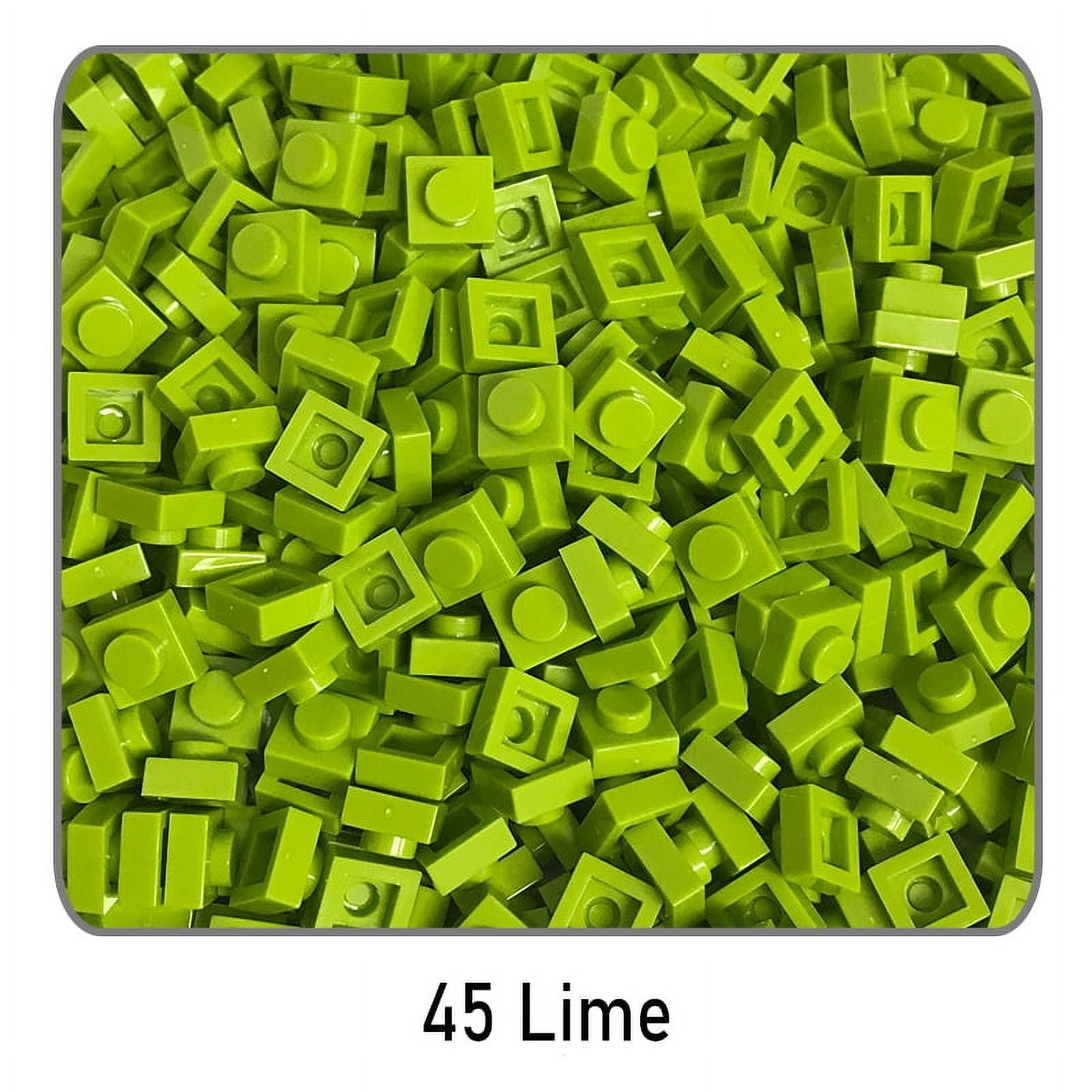 500pcs/100pcs DIY Pixel Art Building Blocks 1x1 Square Bricks Bulk ...