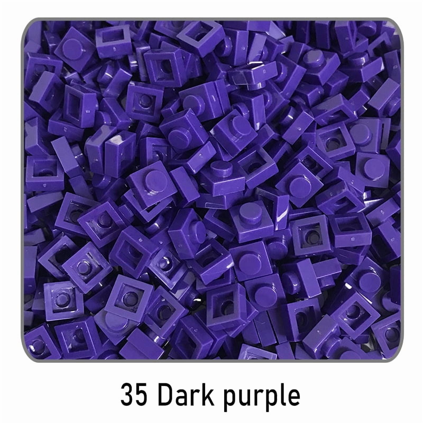 500pcs/100pcs DIY Pixel Art Building Blocks 1x1 Square Bricks Bulk ...
