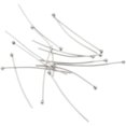 thumbnail image 1 of 500pcs 35mm Stainless Steel Ball Headpins DIY Jewelry Necklace Beading Making, 1 of 1
