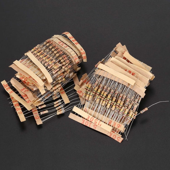 500pcs 50 Values 1/2W 0.5W 5% Carbon Film Resistors Assorted Kit Set
