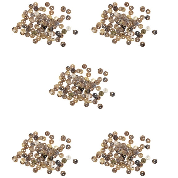 500pcs 8 mm Pearl Buttons Mother of Pearl Shell Round Heads