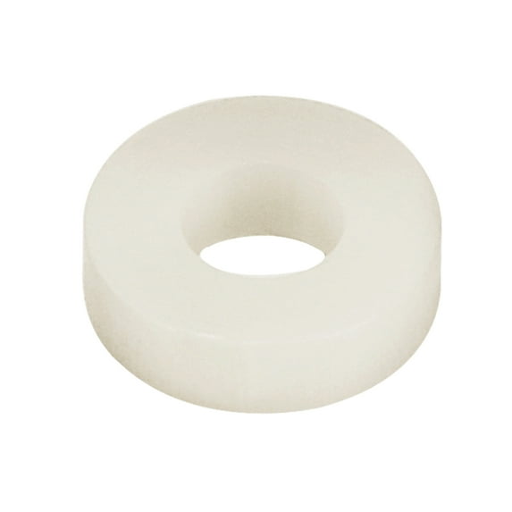 500pcs ABS Round Cylinder Spacers Washers 7mm x 3mm x 2mm White