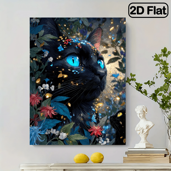 A 500pcs Adult Mini Jigsaw Puzzle Featuring Anime Animal Characters - Scratch-resistant, High Difficulty, Suitable for Adults, Family Entertainment, DIY Home Decor, Halloween, Christmas, and as
