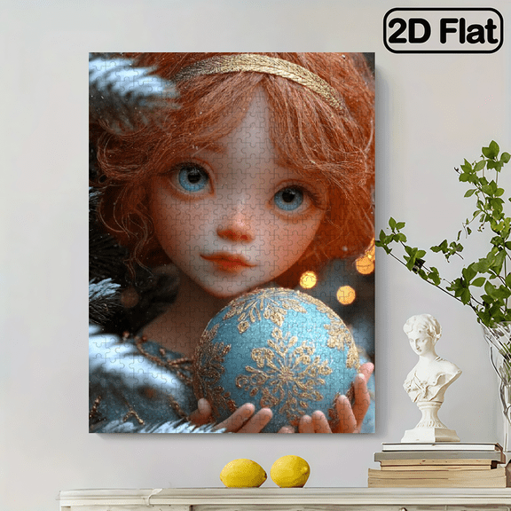A 500pcs Adult Mini Puzzle Featuring Anime Character and Landscape Themes - Scratch-resistant, High Difficulty Level, Suitable for Adults, Family Entertainment. 20.4x15in