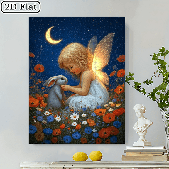 A 500pcs Adult Mini Puzzle Featuring Anime Character and Landscape Themes - Scratch-resistant, High Difficulty Level, Suitable for Adults, Family Entertainment, DIY Home Decoration, Halloween, Chr