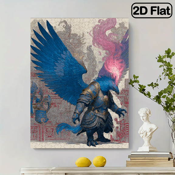 (500pcs) Adult Mini Puzzles, with Yunhui Eagle General Design - Scratch-Resistant, High Difficulty, Suitable for Adults, Family Entertainment, Home Decoration, Halloween, Christmas, And Gift Ide