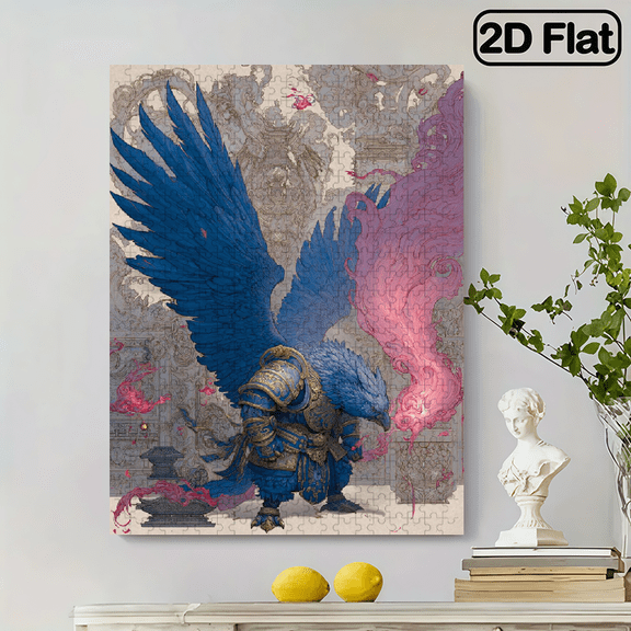 (500pcs) Adult Mini Puzzles, with Yunhui Eagle General Design - Scratch-Resistant, High Difficulty, Suitable for Adults, Family Entertainment, Home Decoration, Halloween, Christmas, And Gift Ide