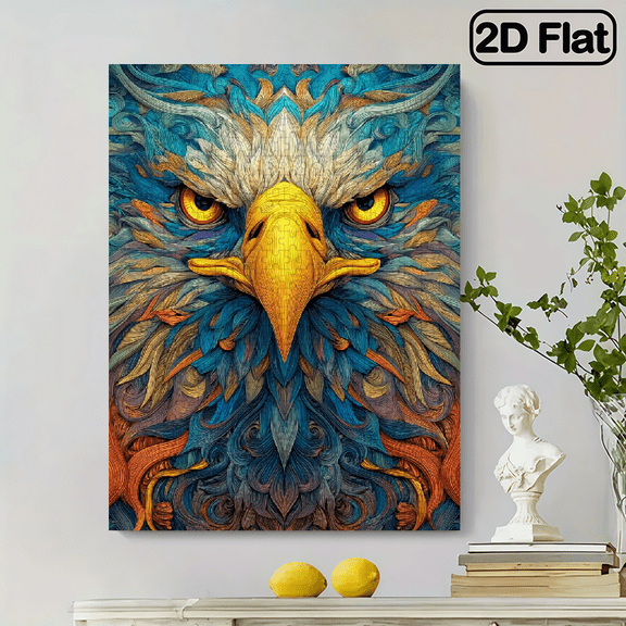 A 500pcs Adult Puzzle, Eagle Theme - Scratch-resistant, High Difficulty, Suitable for Adults, Family Entertainment, DIY Home Decoration, and a Gift Idea to Challenge the Brain