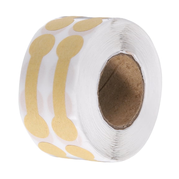 500pcs Blank Jewelry Price Tag Stickers Self Adhesive for Necklace Earring Price Identify Rectangle Tags, Brown