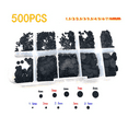 thumbnail image 1 of 500pcs/Box 1.5-8mm Different Sizes Conductive Rubber Pads Keypad Repair Kit for IR Remote Control Conductive Rubber, 1 of 5