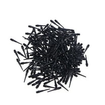 500pcs Dart Points Plastic Tips for Electronic Darts 2BA Screw Thread Dart Accessory (Black)