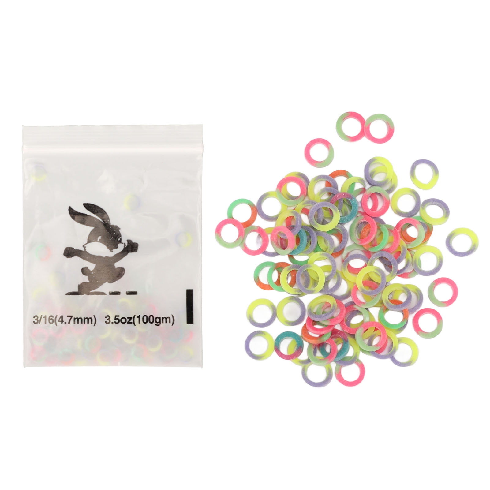 500pcs Dental Orthodontic Rubber Bands Lightweight 4.7mm 3.5 Oz