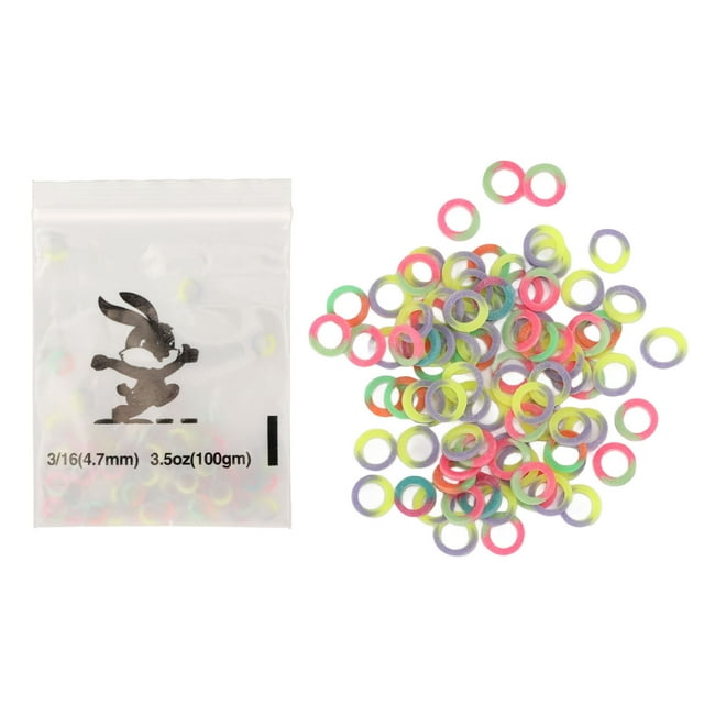 500pcs Dental Orthodontic Rubber Bands Lightweight 4.7mm 3.5 Oz