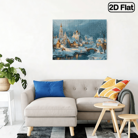 500pcs Elegant Dancer Under Light and Shadow Puzzle Paper Jigsaw Puzzle with Intricate Dance Pose, Ideal for Family Interactive Game,