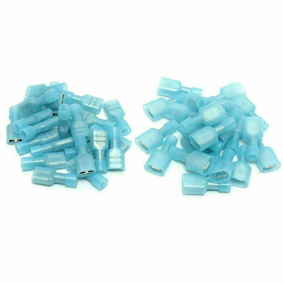 500pcs Female & Male Fully Insulated Wire Terminals Connector Nylon Spade Crimp