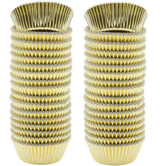500pcs Foil Cupcake Liner - Muffin Liners - Baking Cups for Weddings, Birthdays, Baby Showers, Party