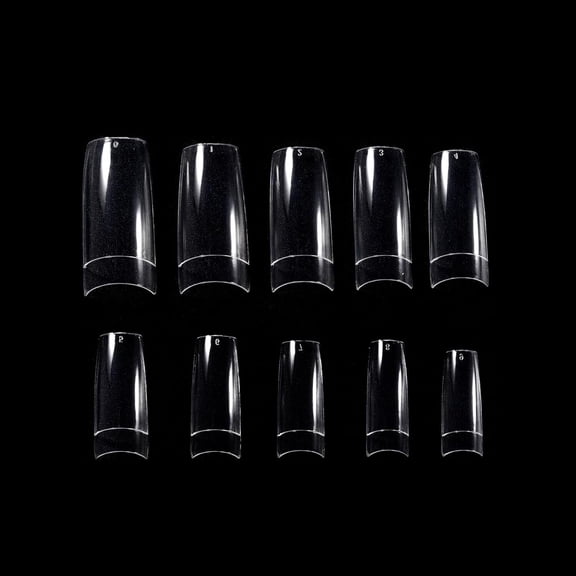 500pcs French Half cover Artificial False Nail Tips Fake Nails Manicure - Jargod