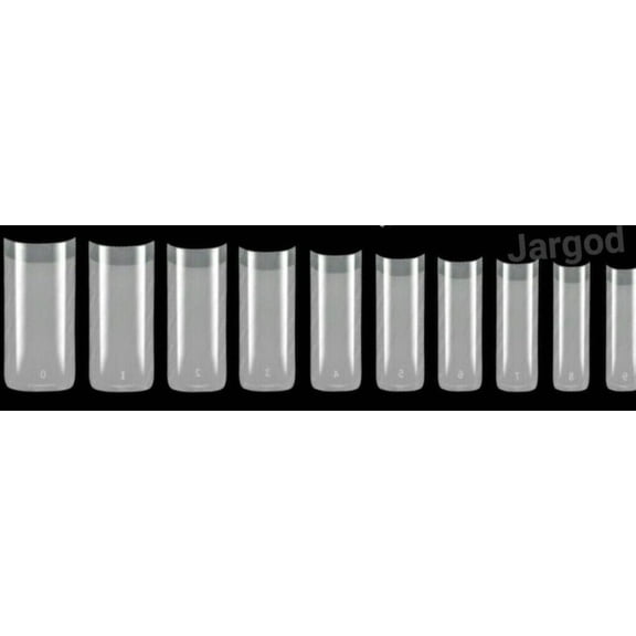 500pcs French Square Half cover Square Nail Tips Artificial False Fake Nail Tips Jargod