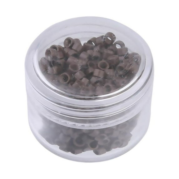 500pcs Hair Bun extension Lined Beads Stick Tip 5MM