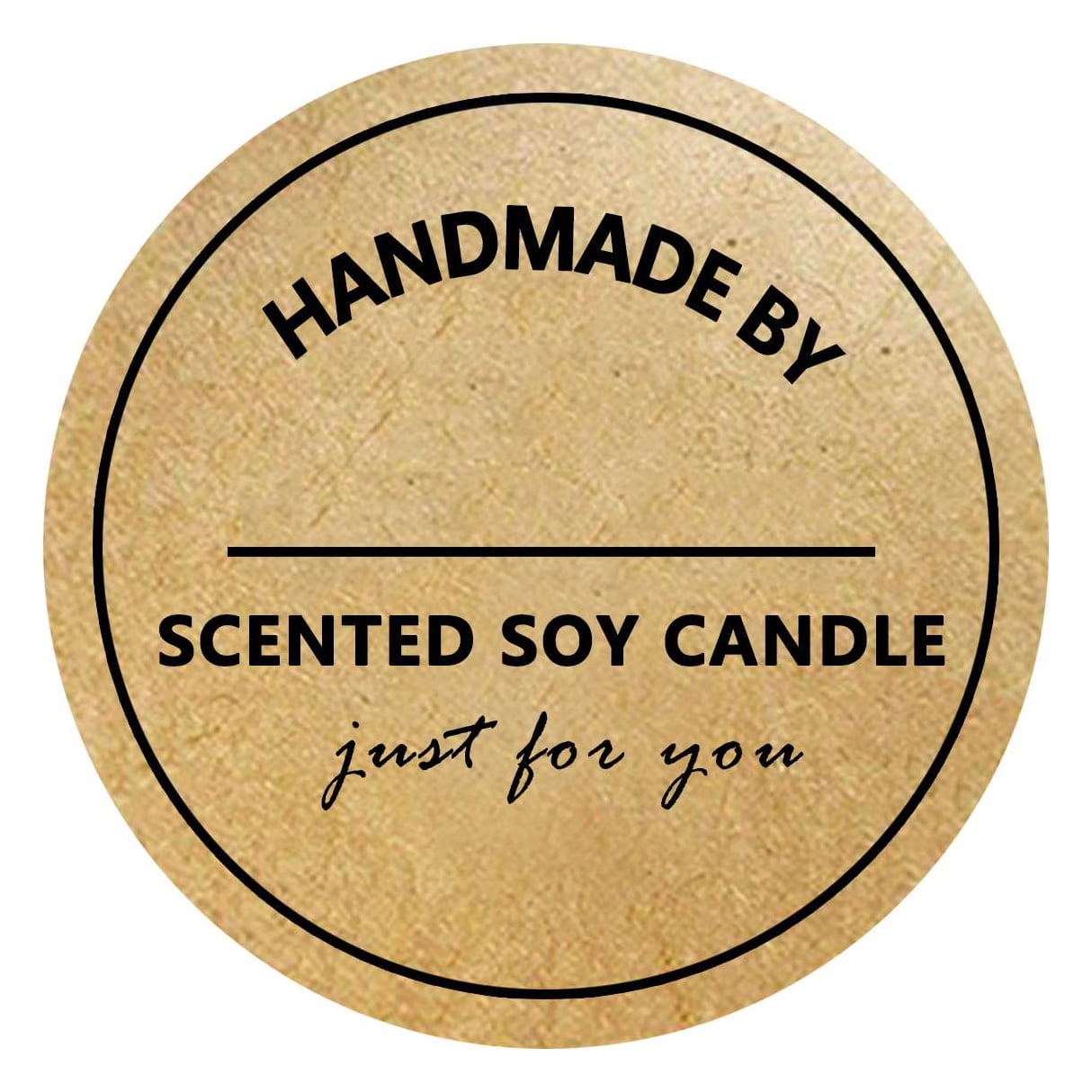 500pcs Handmade with Love Stickers, 2 Inch Candle Canning Supplies, DIY ...