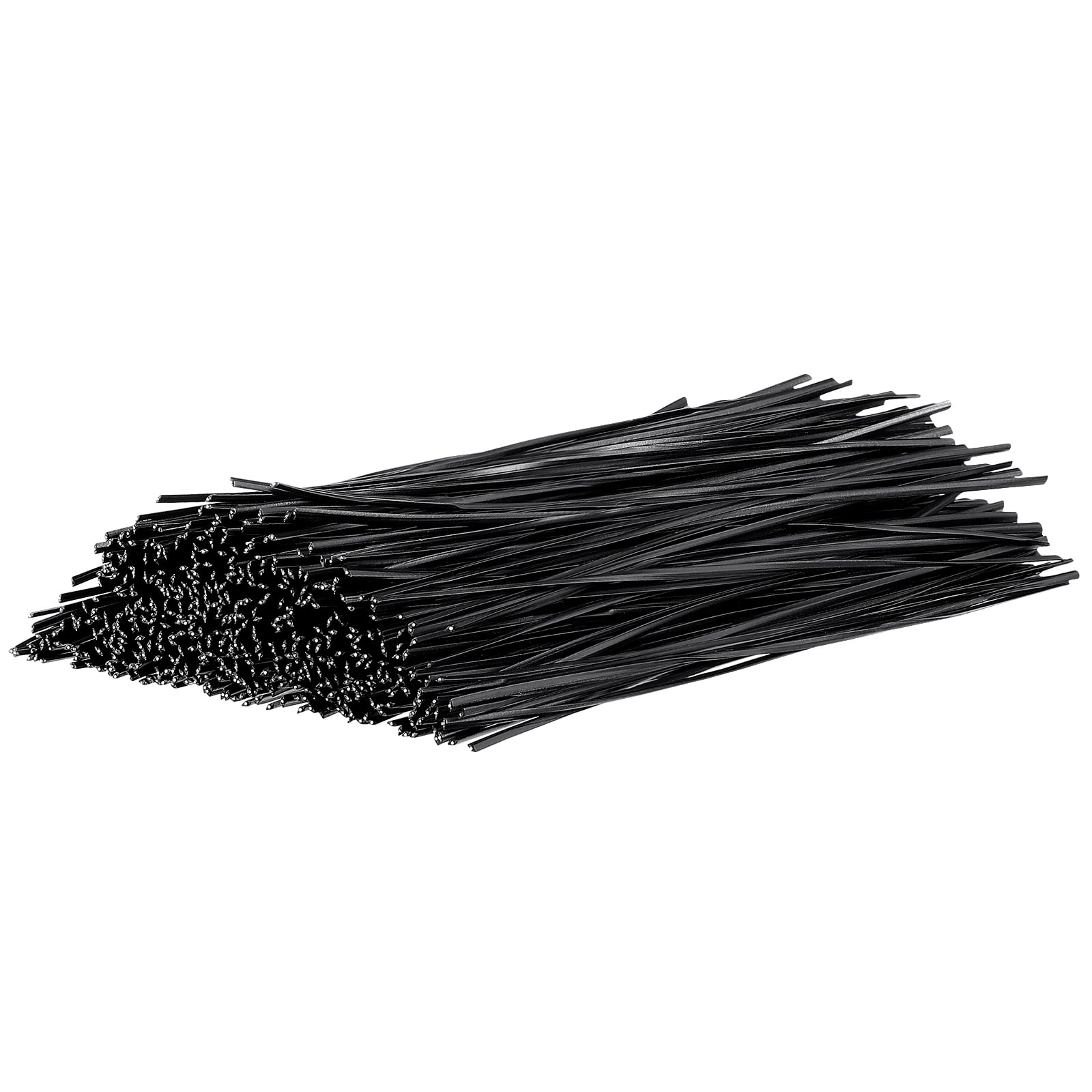 Bongo Ties Black – 10 Stück, Wiederverwendbare Kabelbinder Aus Gummi Mit Bambusenden, Ca. 125 Mm