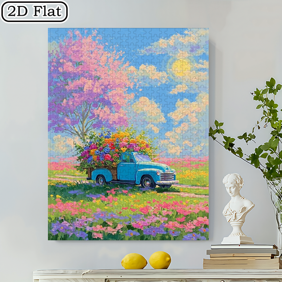 500pcs Jigsaw Puzzle, Crafted with Thick, Durable, and Seamless Pieces. Rich in Color, It's Perfect for Beginners and DIY Enthusiasts, Offering a Strong Sense of Accomplishment. Ideal for Home Dec