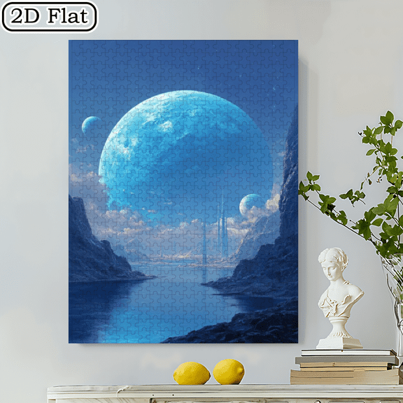 500pcs Jigsaw Puzzle Pink and White Daisy Mixed Flower, Birthday Gift, Home Decoration, Leisure and Entertainment, Portable Rectangle Puzzle.20.4*14.9 in