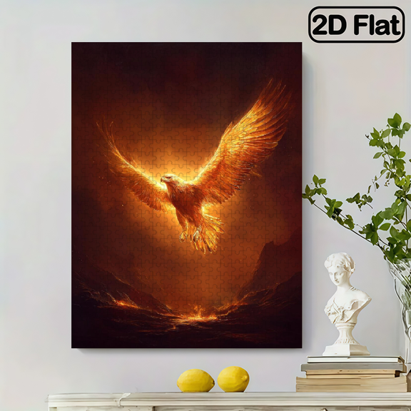 500pcs Large Eagle Jigsaw Puzzle Suitable for - Challenging Bird Pattern, Vibrant Stunning Eagle Design, Family Activity Fun Gift. 20.4x15 inch