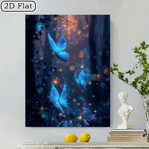 500pcs Large Jigsaw Puzzle Suitable for Adults Families - -Scratch Challenging Pieces, Wall Decor Puzzle Game, Ideal Birthday/Anniversary Gift, Educational Activity,20.4*14.9 in.