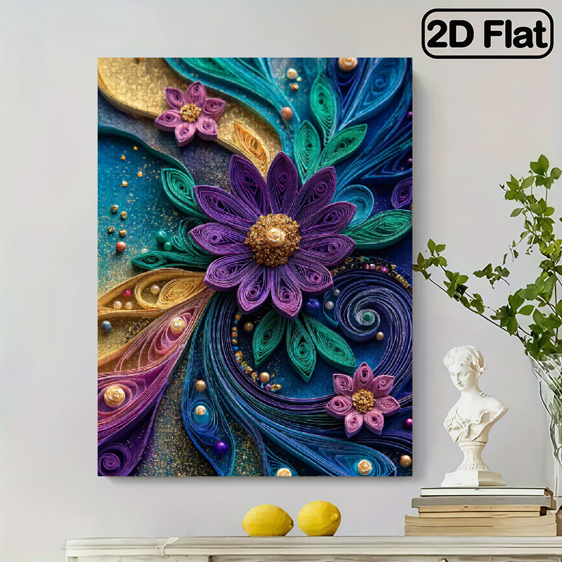 500pcs Large Quilling Art Jigsaw Puzzle Suitable for - Challenging ...