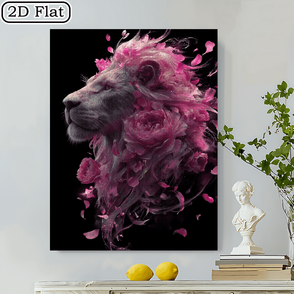 500pcs Large-sized Roaring White Tiger Pattern Jigsaw Puzzle Game Perfect Gift for Home Decoration Adult Intelligence Fun and Creative Puzzle ,20.4*14.9 in