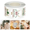 thumbnail image 1 of 500pcs Merry Christmas Stickers,for Cards Envelope Seals,1 Inch Circle Adhesive Christmas Labels Holiday Stickers for Invitation Gift Bags Box Sealing Parcel Presents and Gifts(B,1 in), 1 of 9