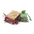 thumbnail image 1 of 500pcs Printed Organza Bags Gift Bags Rectangle Mixed Pattern Mixed color 9x7cm, 1 of 8
