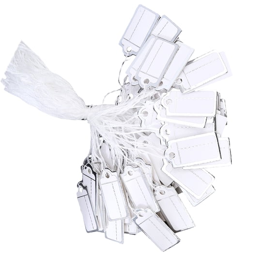 500pcs Professional Price Tickets Silver Border Enhanced Visibility Sturdy Stock Paper for Business Use