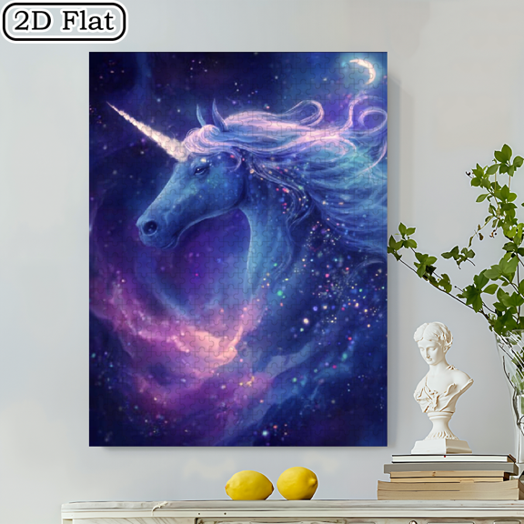 A 500pcs Puzzle for Adults Featuring a Chubby Gray Cat Perched on a Toilet, Engrossed in a Newspaper with a Look of Astonishment. This Brain-Teaser Showcases Vibrant Illustrations Against a Blue T