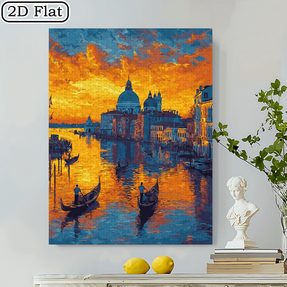 500pcs Puzzle, Puzzle Craftsmanship; Thick And Durable Seamless Puzzle, Rich in Color, Suitable for Beginners And Enthusiasts, a Home Living Room Office Decoration Full of Accomplishment