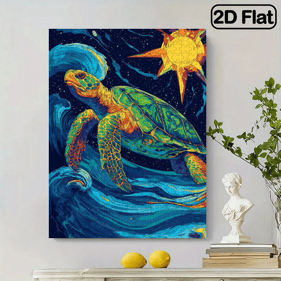 500pcs Puzzle Suitable for Adults Families - Large Animal-Themed Wall with Bright Colors, Challenging Pieces, -Scratch Puzzle for, Gift for Animal Lovers,14.9*20.4 in.