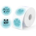 thumbnail image 1 of 500pcs Round Thermal Labels, 2 Inch Thermal Printer Stickers, 2 Different Designs on The Roll, 1 of 5