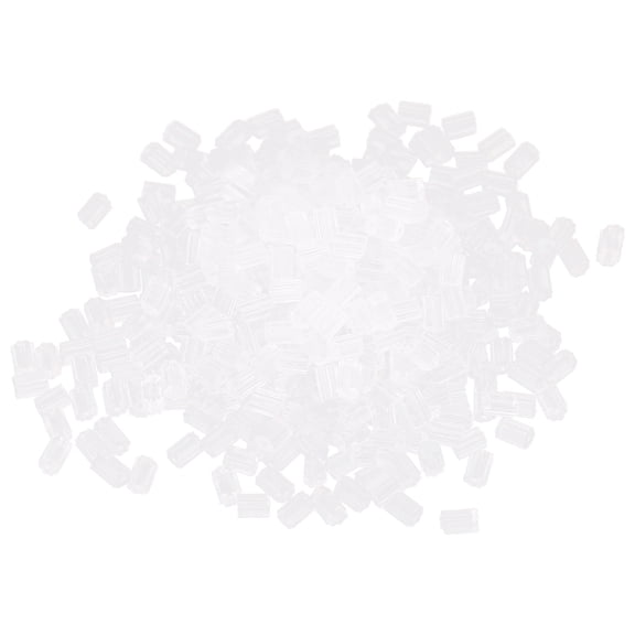 500pcs Silicone Earring Backs - Soft Transparent Earring Stopper Replacement Accessories for Pierced Ears