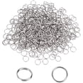 thumbnail image 1 of 500pcs Split Rings Stainless Steel Jump Ring 8mm Metal Split Connector Rings for Jewelry, 1 of 5