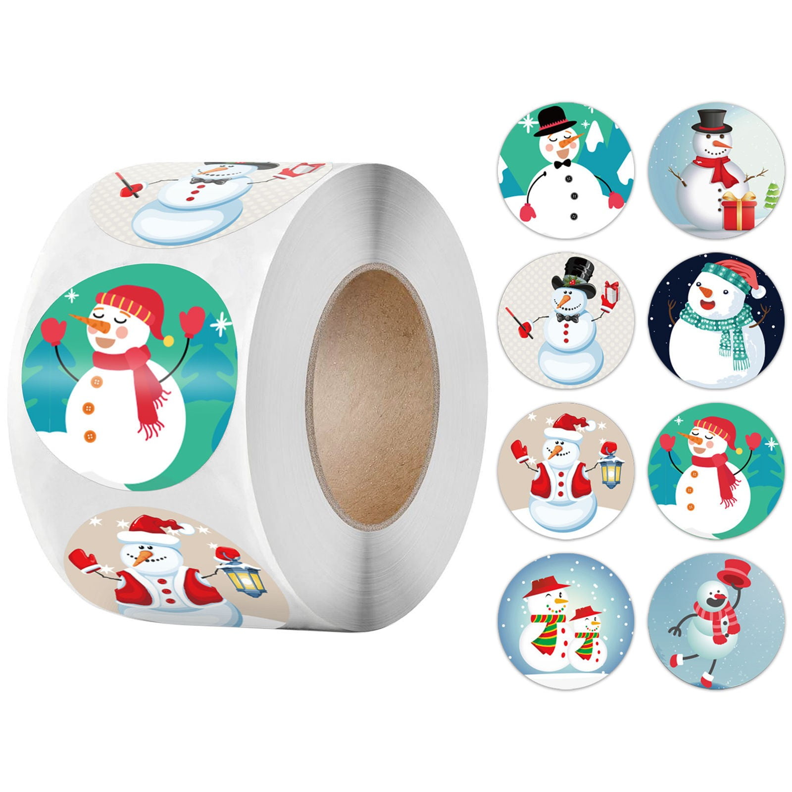 500pcs Stickers/Roll Stickers Christmas Stickers Christmas Holiday