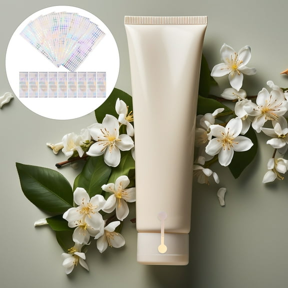 500pcs Tamper Evident Stickers Sealing Strips Sticker Privacy Stickers For Cosmetic Bottle