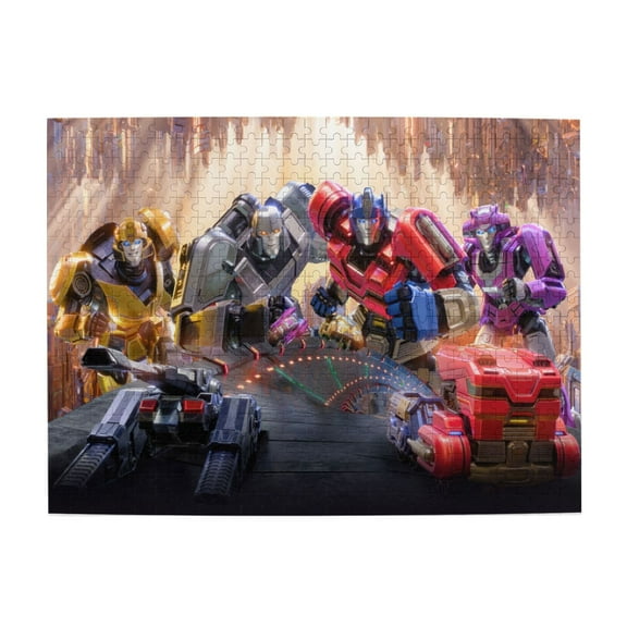500pcs Transformers Wooden Puzzle Novelty Jigsaw Puzzle Cartoon Puzzles For Home Office Decor Funny Puzzle For Birthday Present Game For Teen And Adults