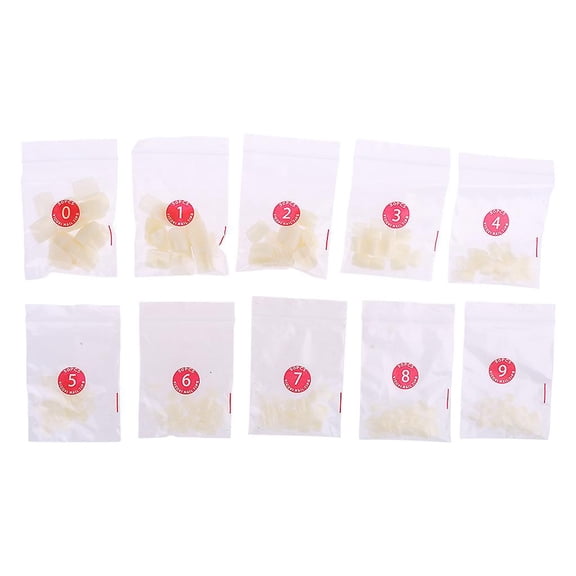 500pcs Transparent Design French False Acrylic Uv Gel Foot Toe Nail Art Tips