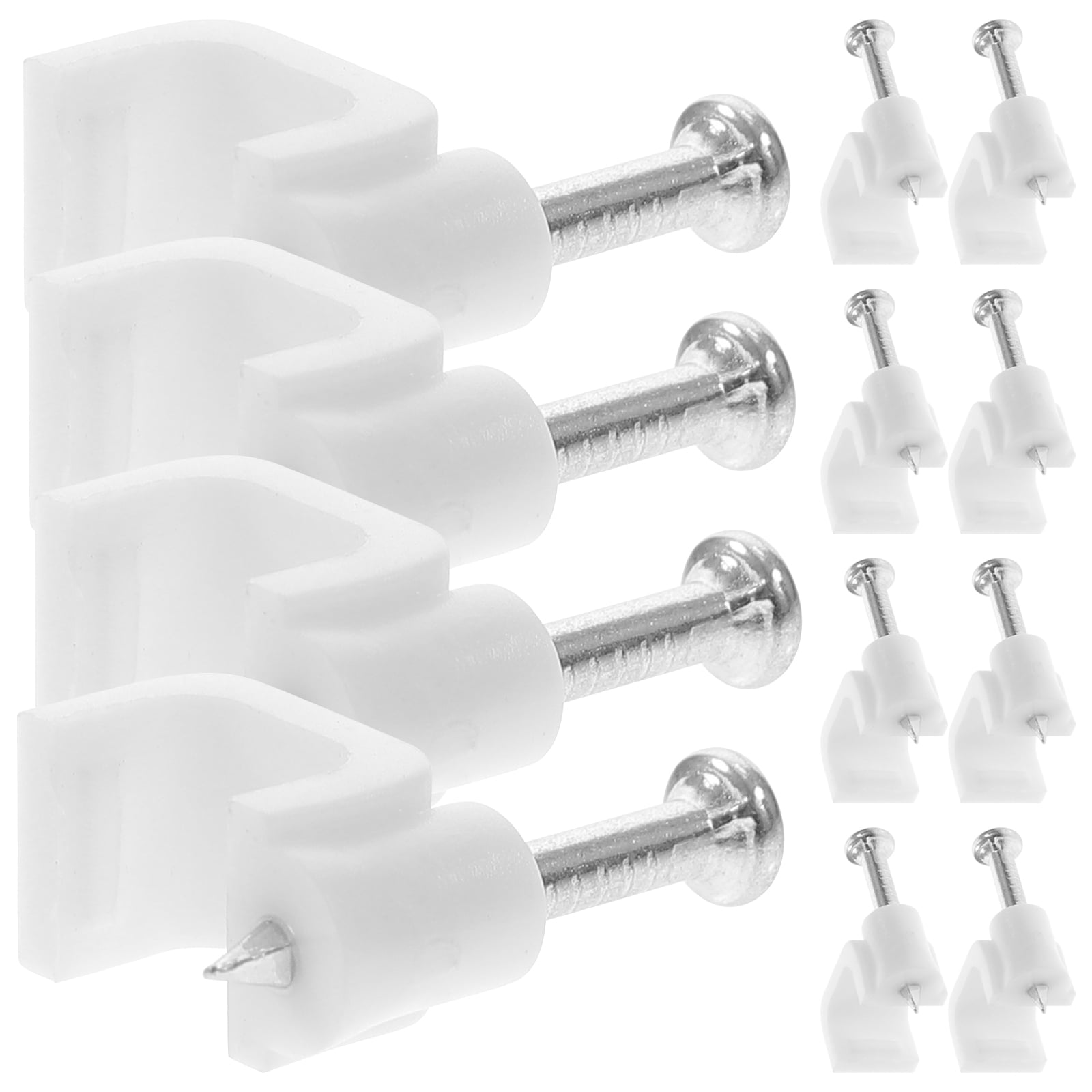 500pcs Wire Staple Cable Wall Clip Extension Cord Clip Cable Tack