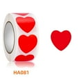 thumbnail image 1 of 500pcs/roll Envelopes Packing Bag Happy Valentine's Day Labels Gift Box Paper Packaging Sticker Love Heart Shape Seal Sticker Valentine's Day Stickers HA081, 1 of 8