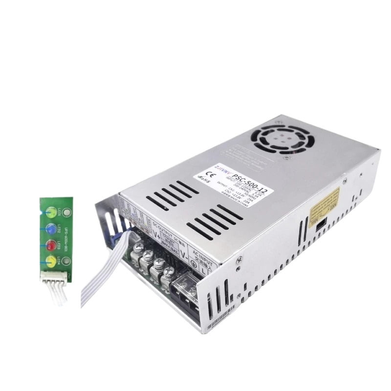 500w 12/24v UPS/Charge function monitor switching power supply input 110/220/v battery charger output 13.8V 27.6V 10A 5A PSC