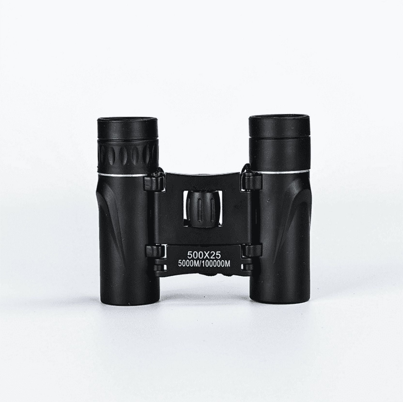 500x25 Powerful Binoculars Long Range BAK4 Telescope HD Portable Folding Low Light Monocular For Outdoor Hunting Camping