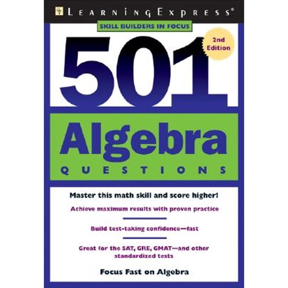 501 Algebra Questions (Paperback) by Learning Express LLC (Creator)